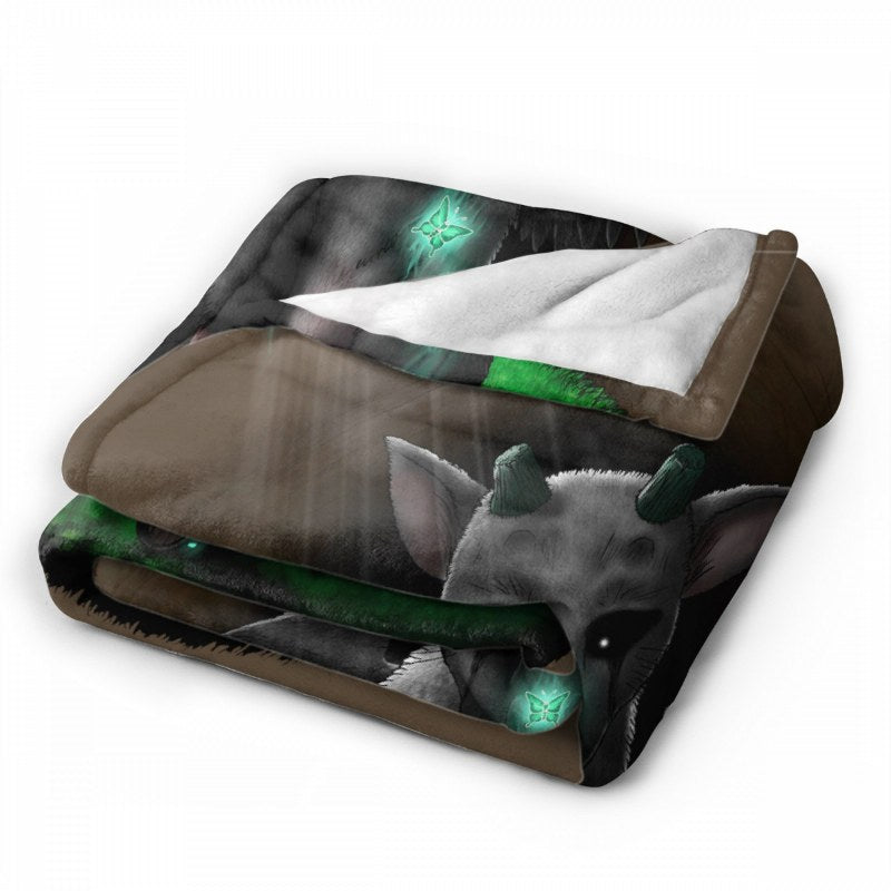 Trico Toriko The Last Guardian Throw Blankets