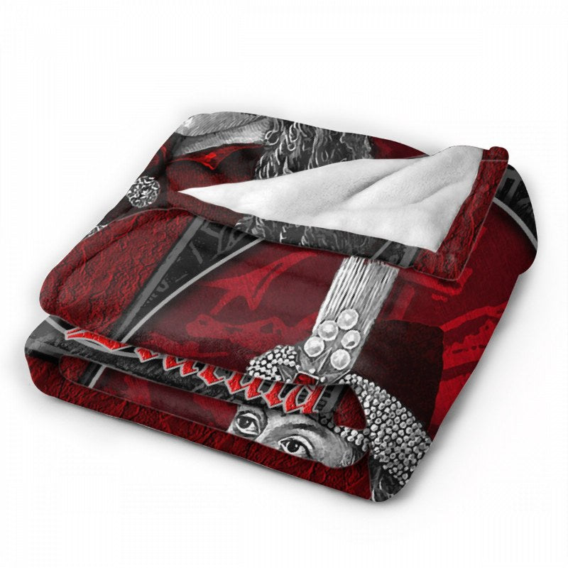 Vlad Dracula Gothic Throw Blankets
