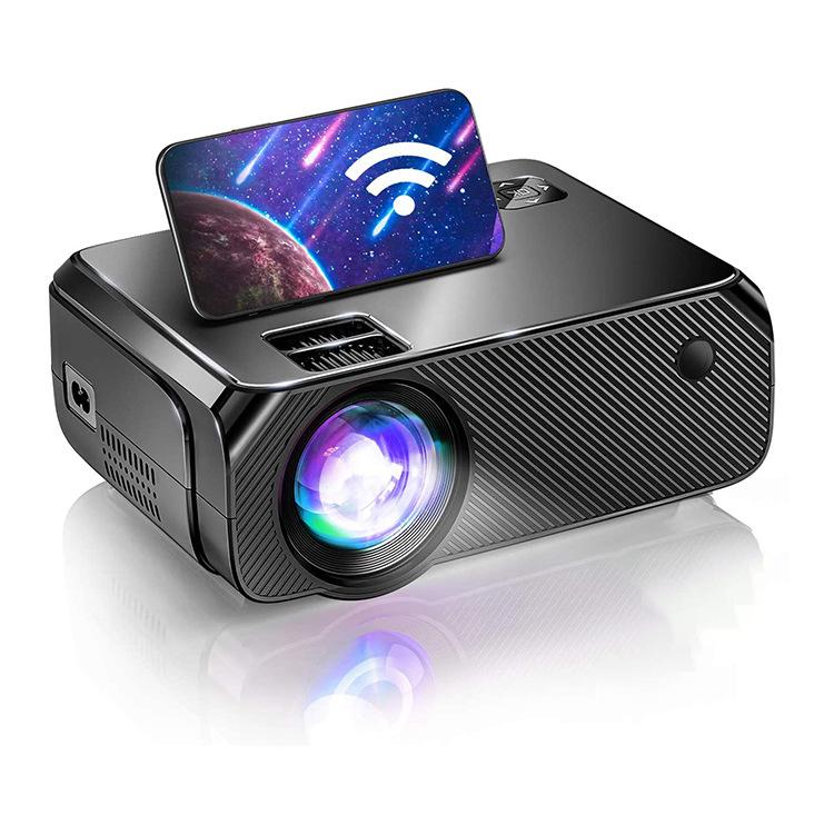 Mobile wireless WiFi same screen projector home HD portable support 1080p Mini LED projector
