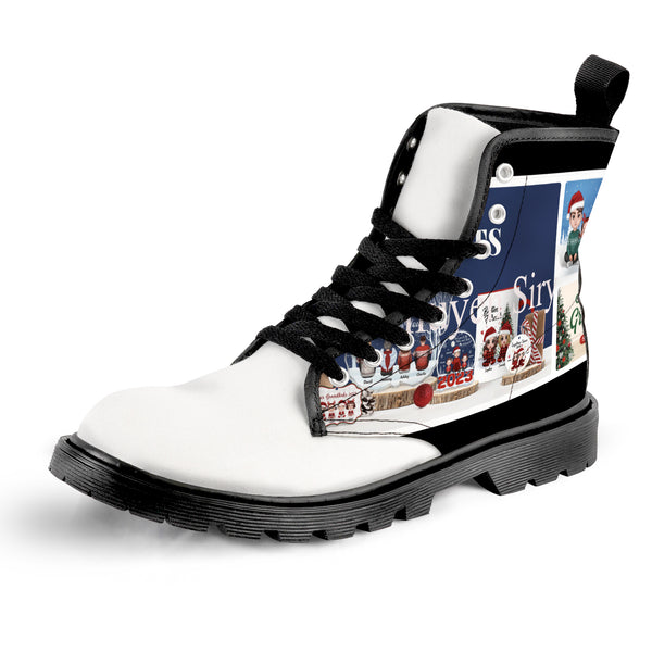 Men's Lace Up Canvas  (Model1203H)(Black)
