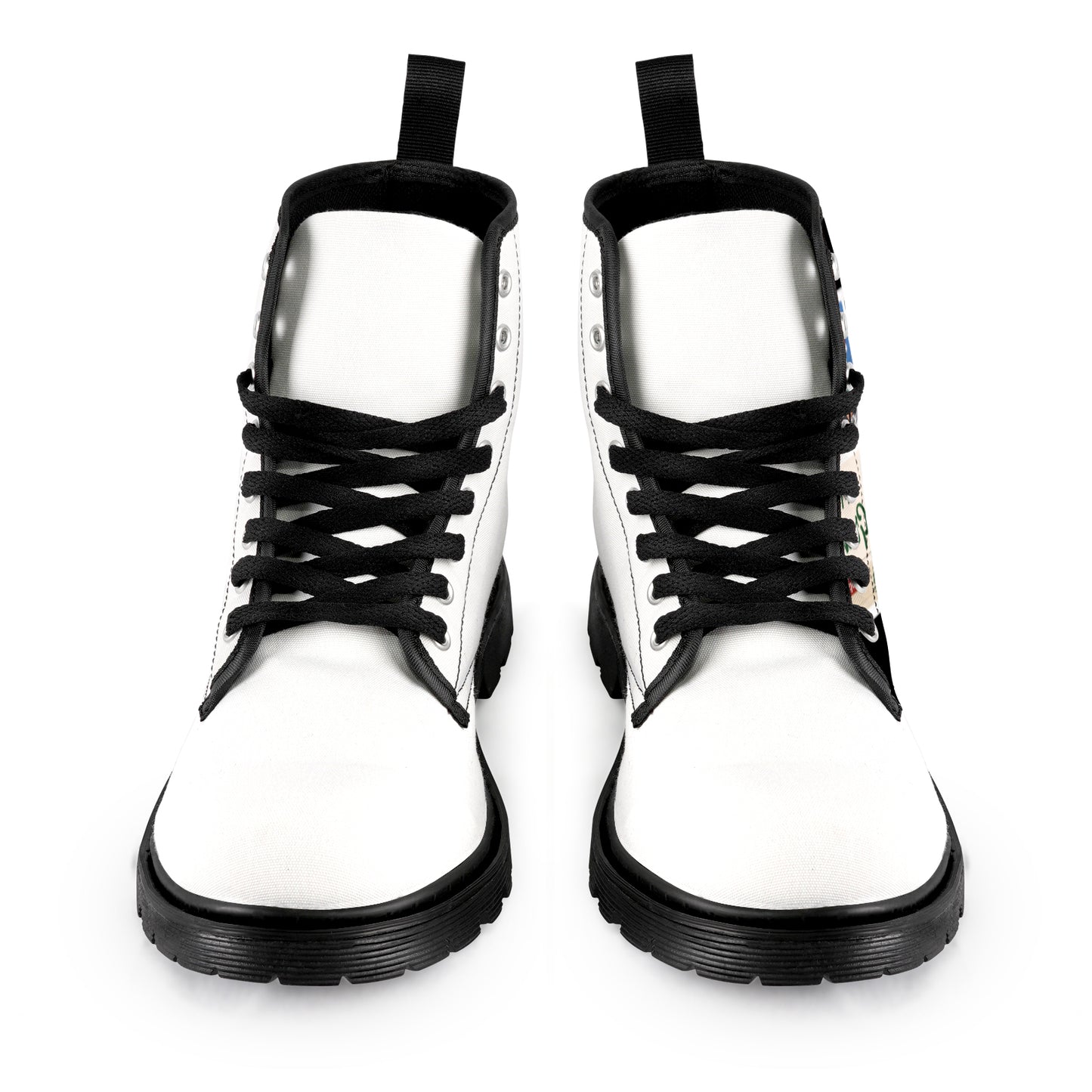 Men's Lace Up Canvas  (Model1203H)(Black)