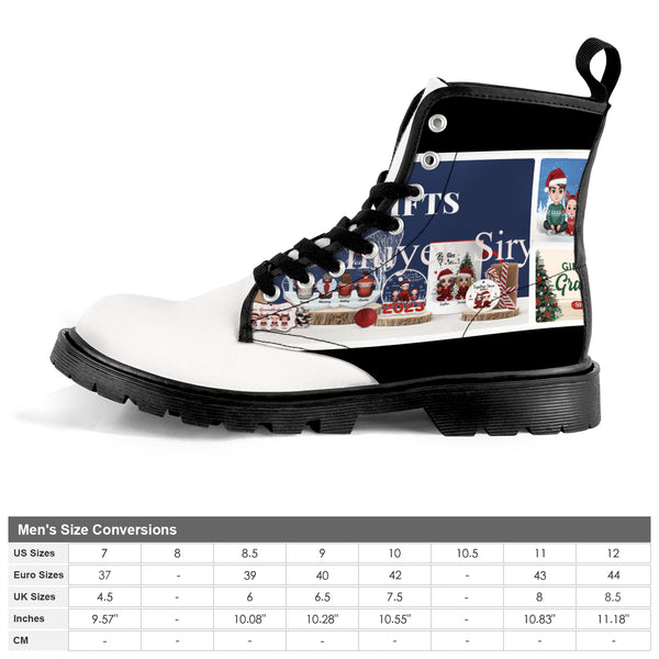 Men's Lace Up Canvas  (Model1203H)(Black)