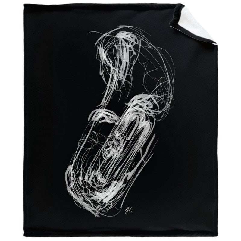 Tuba X55 Throw Blankets