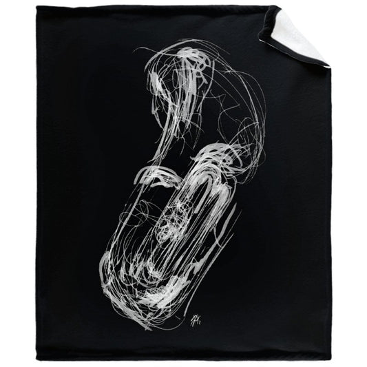 Tuba X55 Throw Blankets