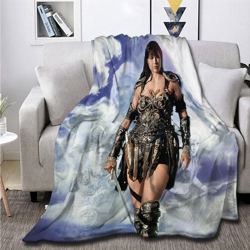 Xena Warrior Princess S3j Throw Blankets