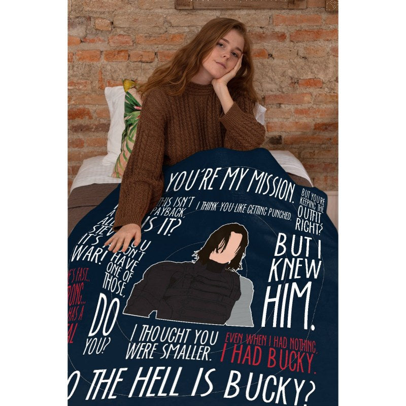The Winter Soldier Taw Throw Blankets