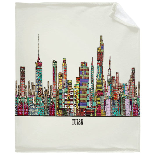 Tulsa Oklahoma Throw Blankets