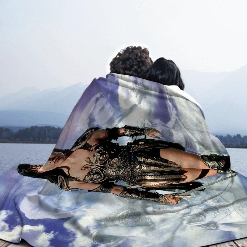 Xena Warrior Princess S3j Throw Blankets