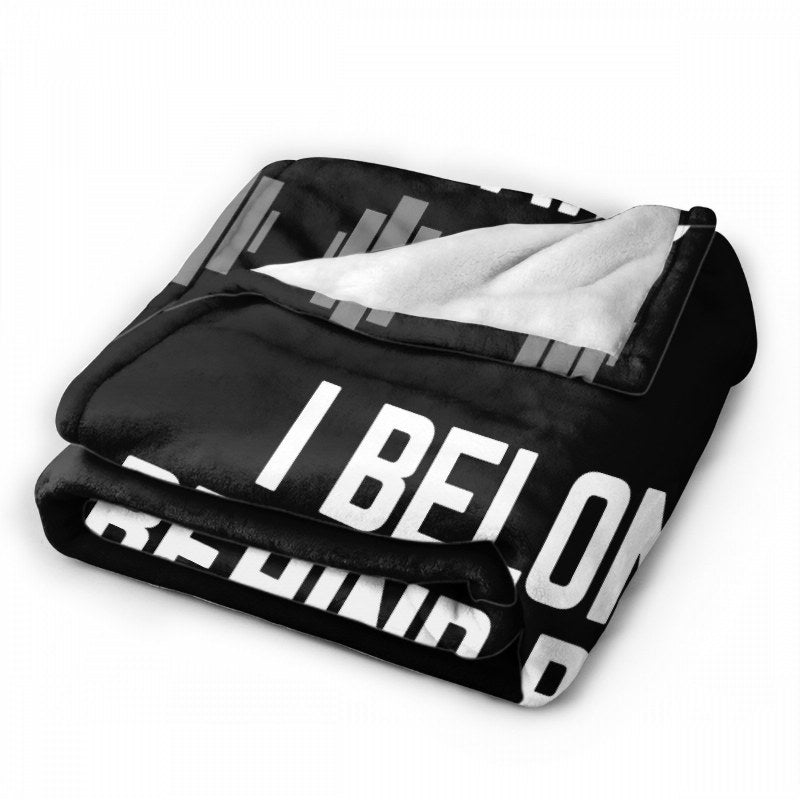 Behind Bars Gym Quote606608 Throw Blankets