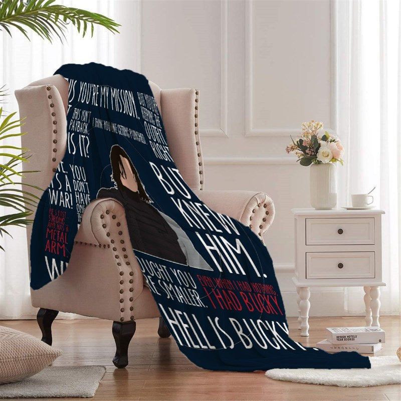 The Winter Soldier Taw Throw Blankets