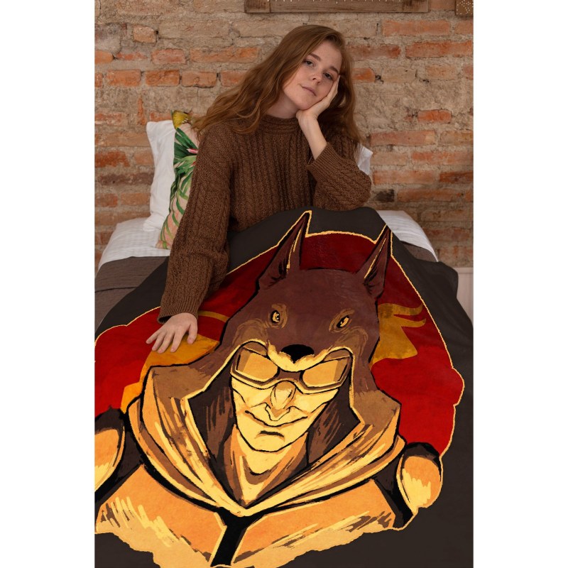 Vulpes Inculta Fallout New Vegas Throw Blankets