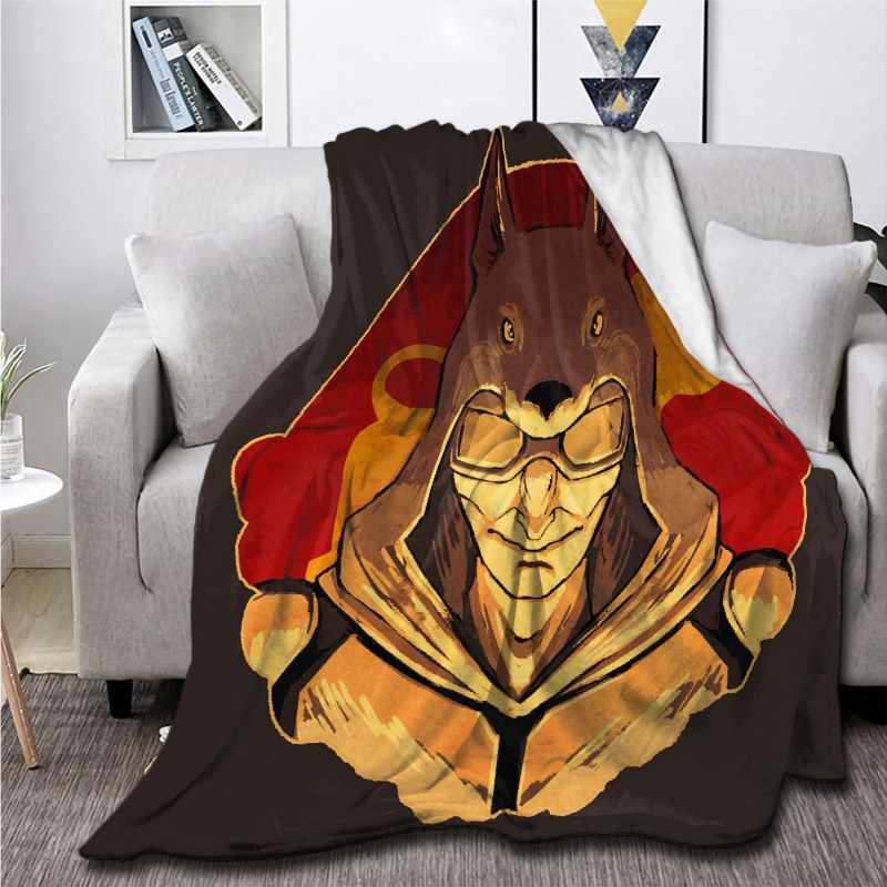 Vulpes Inculta Fallout New Vegas Throw Blankets