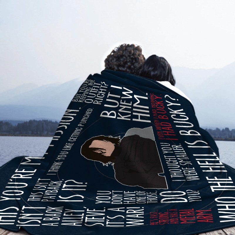 The Winter Soldier Taw Throw Blankets