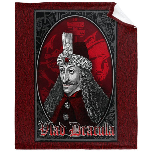 Vlad Dracula Gothic Throw Blankets