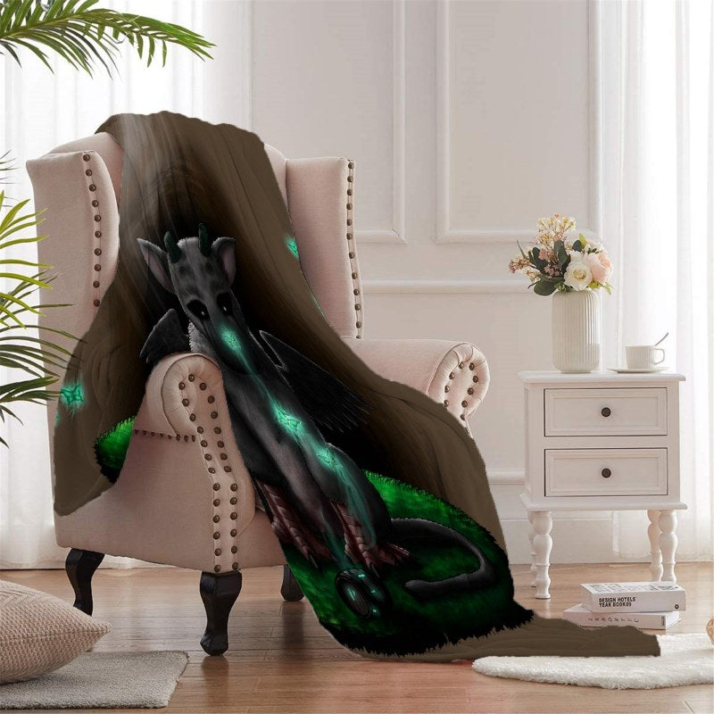 Trico Toriko The Last Guardian Throw Blankets