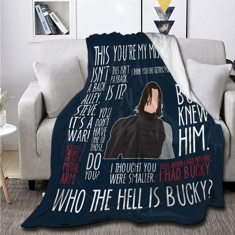 The Winter Soldier Taw Throw Blankets