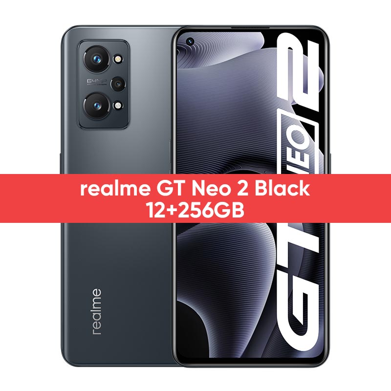 [World Premiere In Stock]realme GT Neo 2 5G New Smartphone Snapdragon 870 Octa Core 128GB/256GB 6.62" 120Hz E4 AMOLED 5000mAh