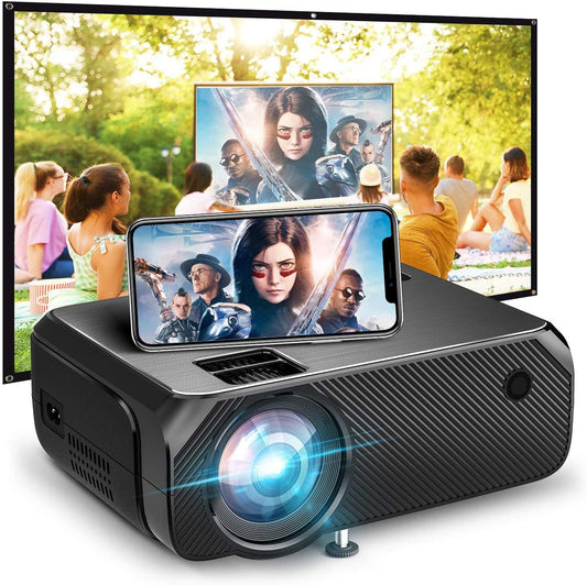 Mobile wireless WiFi same screen projector home HD portable support 1080p Mini LED projector