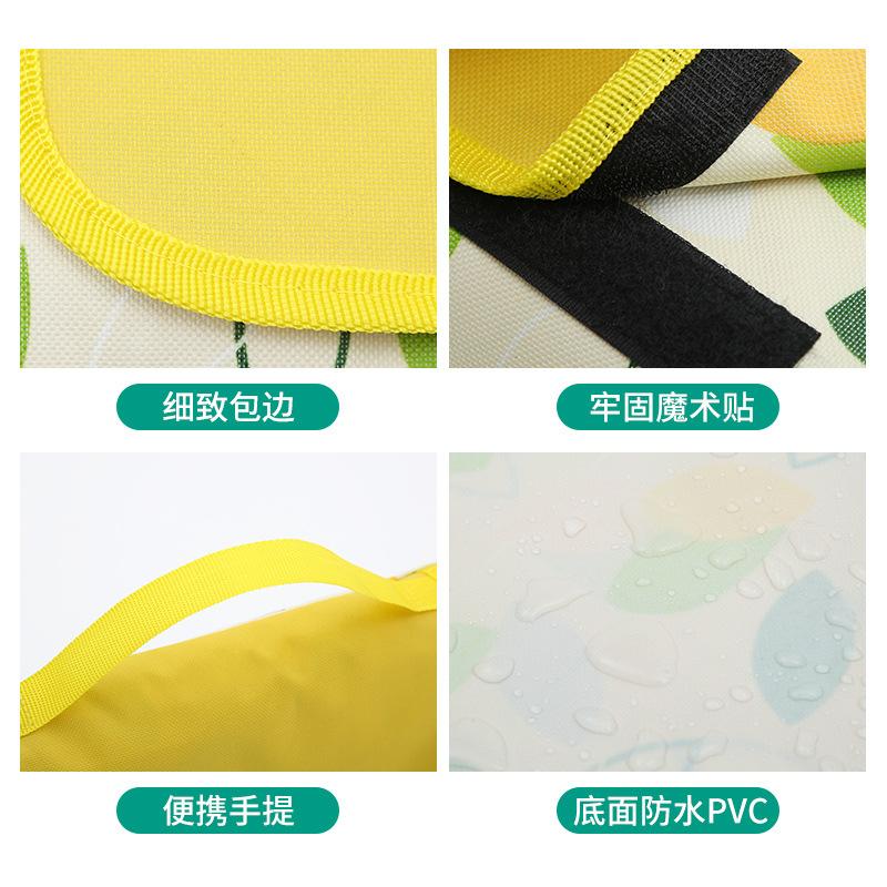 折叠牛津布野餐垫定做logo 防水格子野餐垫户外野餐垫防潮垫定制