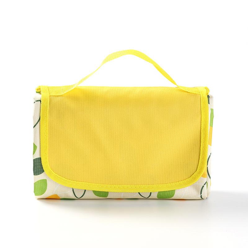 折叠牛津布野餐垫定做logo 防水格子野餐垫户外野餐垫防潮垫定制