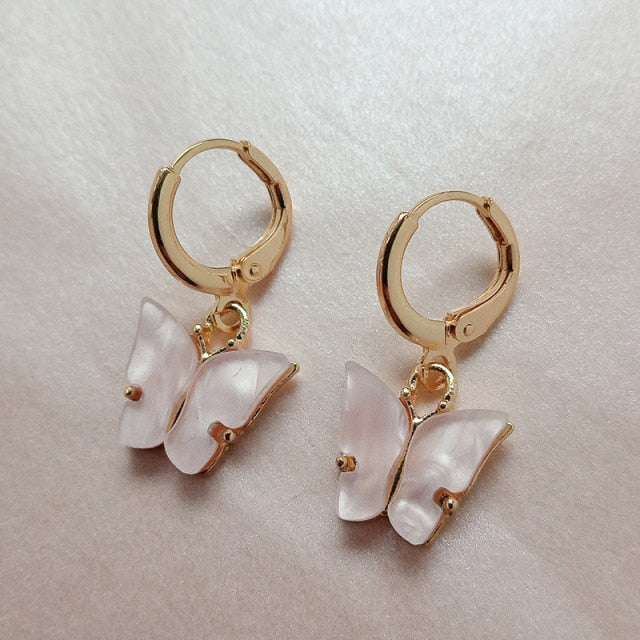 Fashions Butterfly Tassel Drop Earrings For Women Vintage Jewelry Modern Party Wedding Bridal Accessories Trendy Dangle Earrings